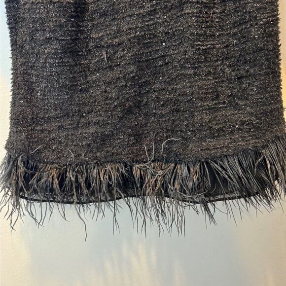 Anthropologie Deletta Boucle and Feather Top Size Medium - Picture 6 of 8